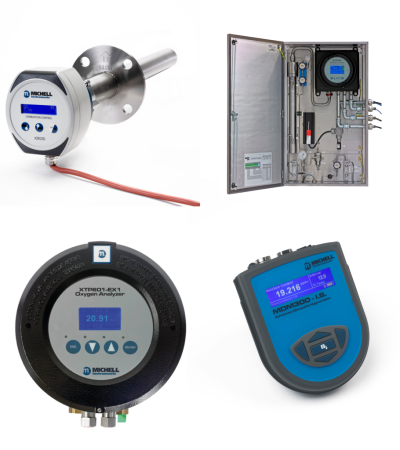 Analisadores de umidade em gases e líquidos